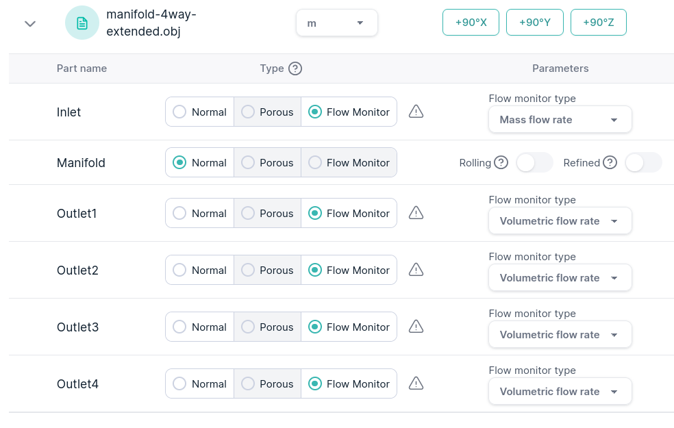 Flow monitors